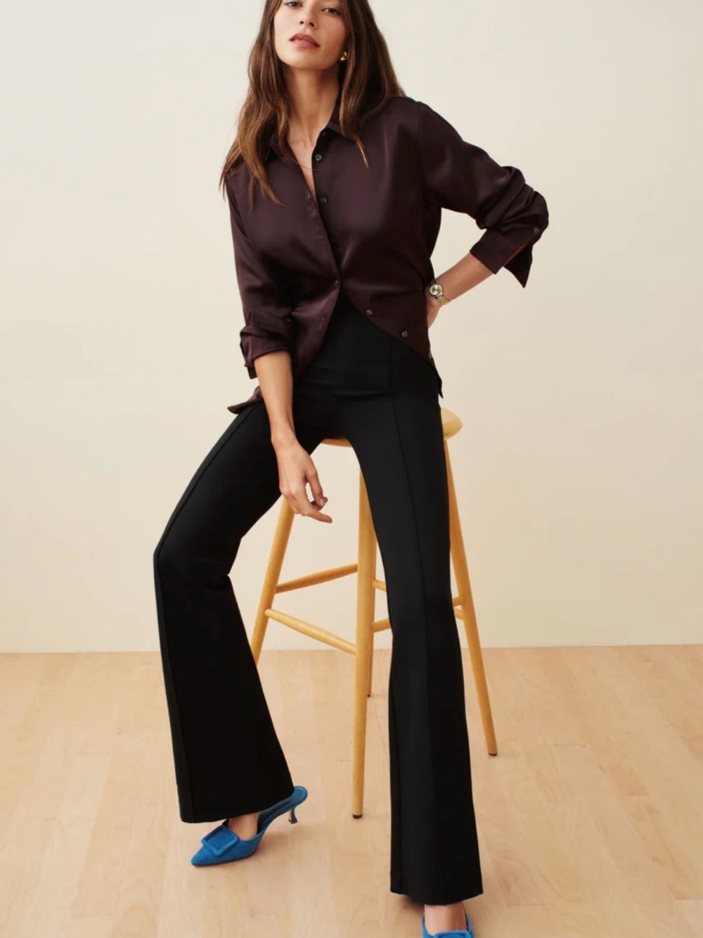 SPANXsupersmooth™ PerfectFit
Ponte Flare Pant Classic Black Size L